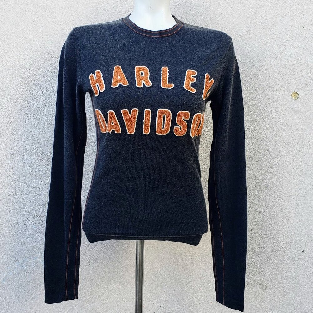 limited edition Trunk ltd. charcoal grey tee w/ chenille patches & vintage style